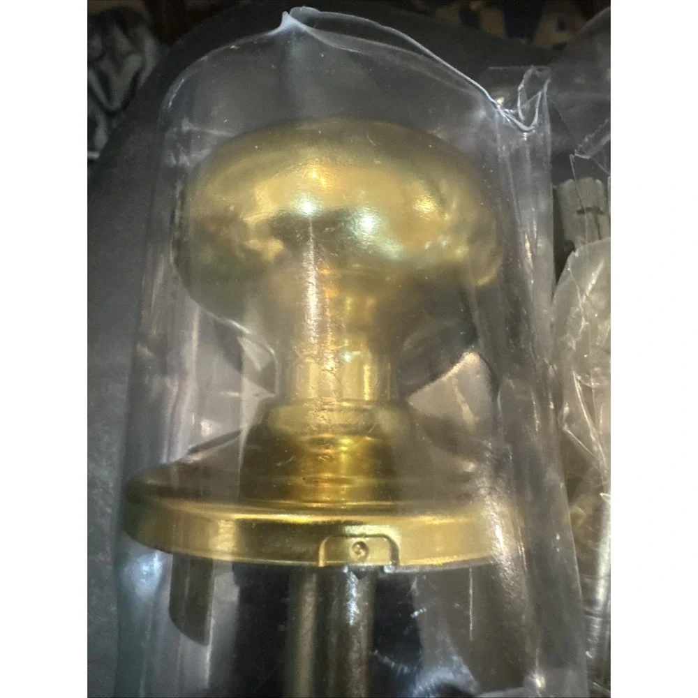 Kwikset Juno Keyed Entry Door Knob / Deadbolt Combo polished brass 991j 3 swt k4